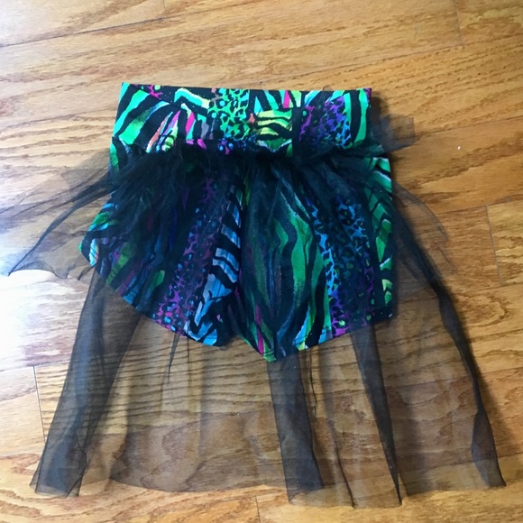Motionware dance shorts tulle bustle size 12-14 - Picture 2 of 3